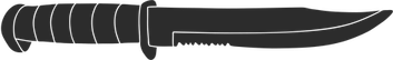 Military Knife PNG