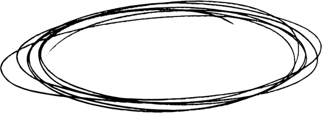 Scribble Circle PNG