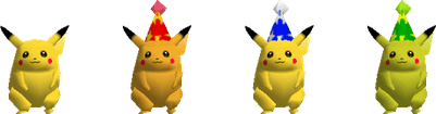 Pikachu With Santa Hat PNG