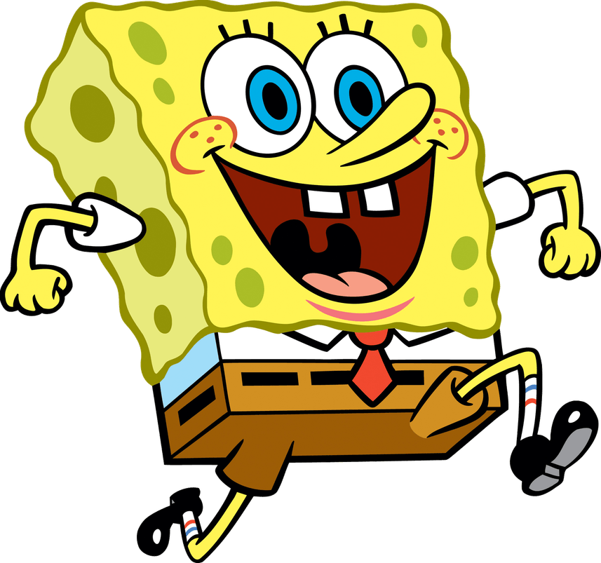 Spongebob Running PNG