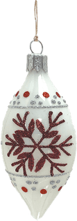 Red Snowflake PNG