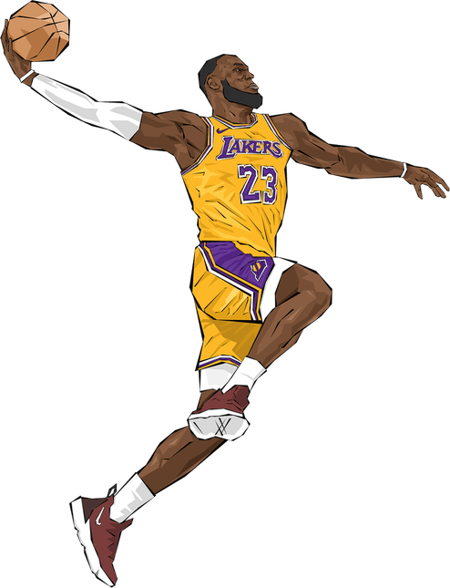 Lebron James Jumping PNG