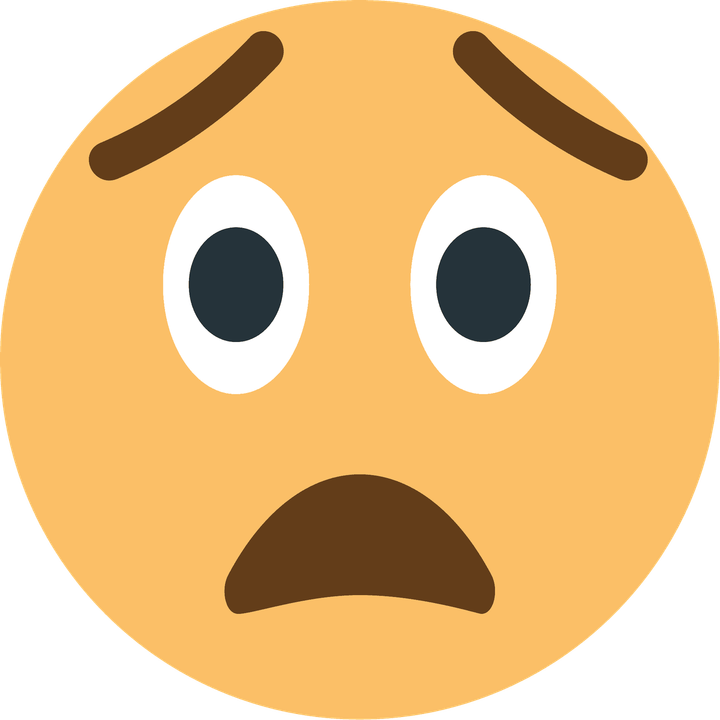 Fearful Emoji PNG