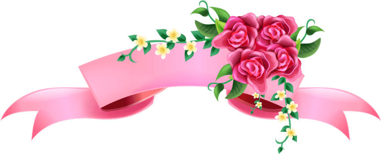 Pink Banner PNG