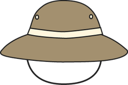 Cartoon Safari Hat PNG