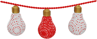 Hanging Christmas Lights PNG