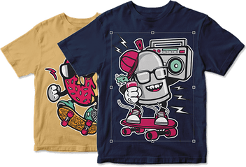 Graphic T Shirt Design PNG