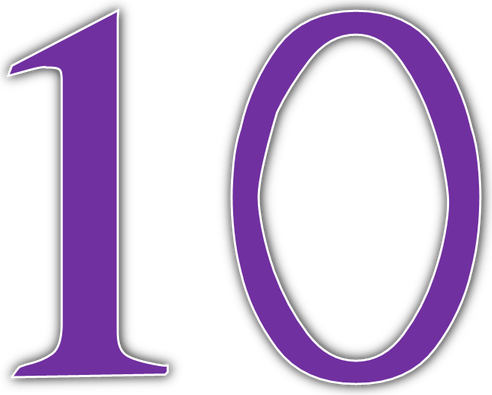 10 Number PNG