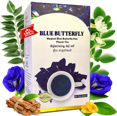 Blue Butterfly Pea Flower PNG