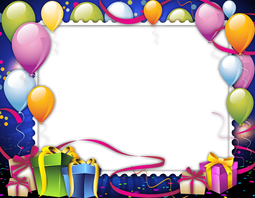 Happy Birtay Frame PNG
