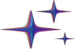 Y2k Shooting Star PNG
