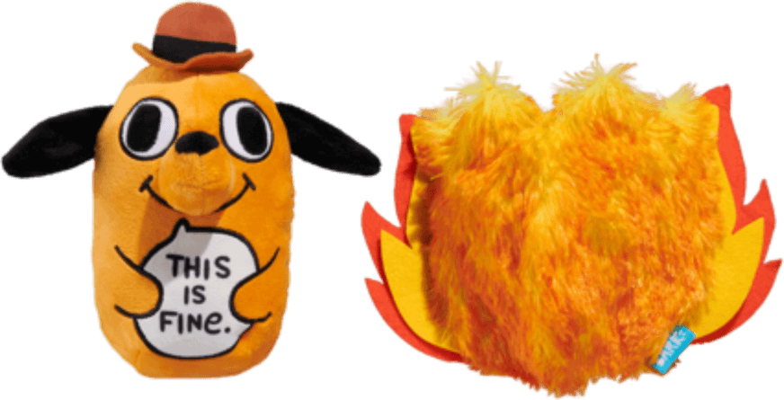 This Is Fine Dog PNG