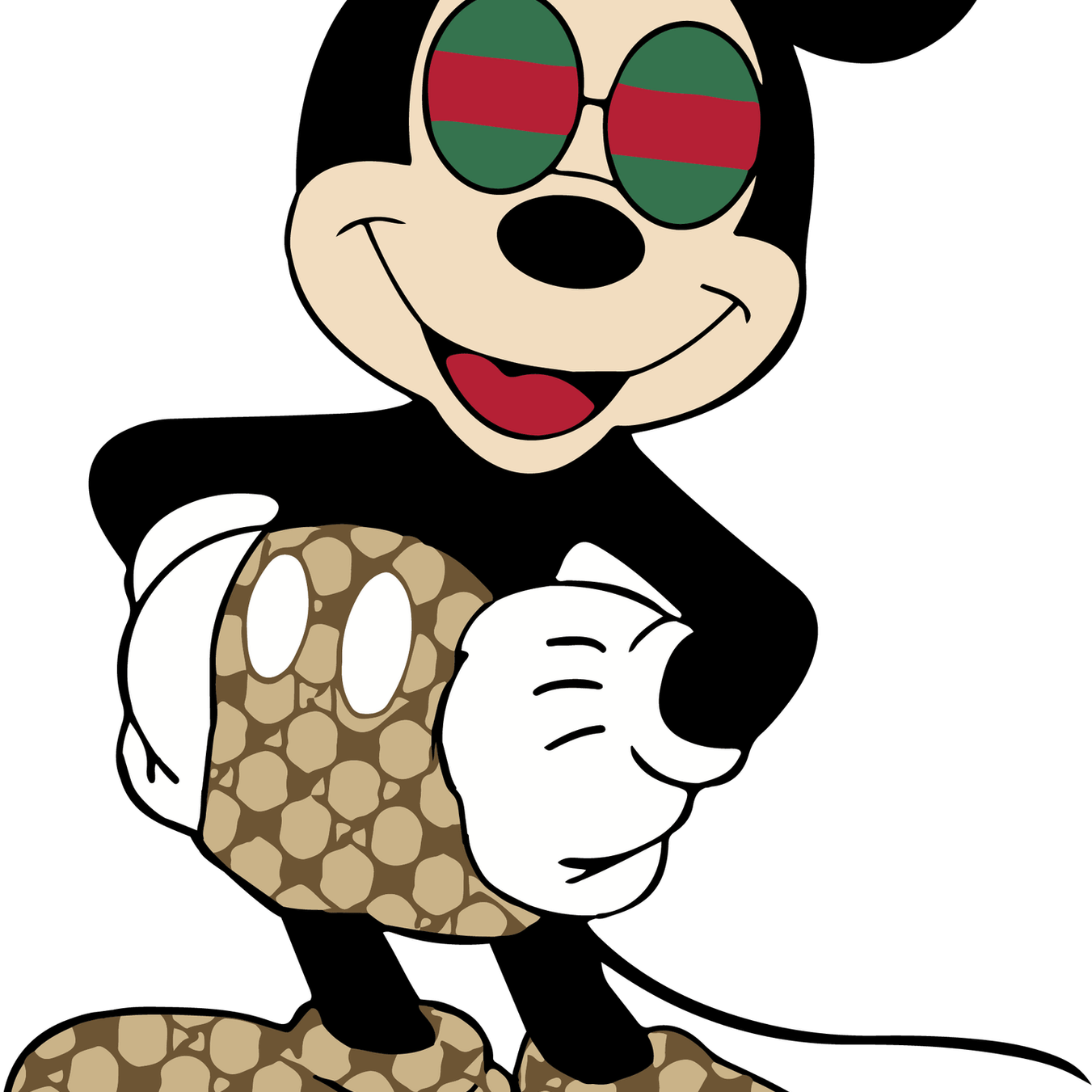 Gucci Mickey Mouse PNG