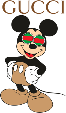 Gucci Mickey Mouse PNG
