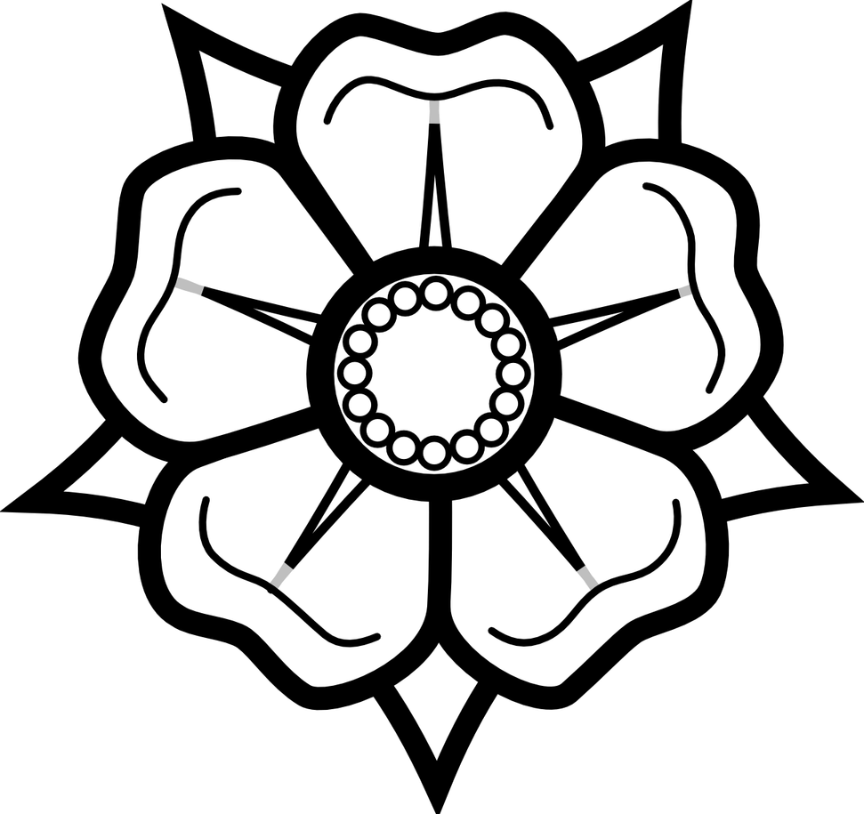 Black And White Flower PNG