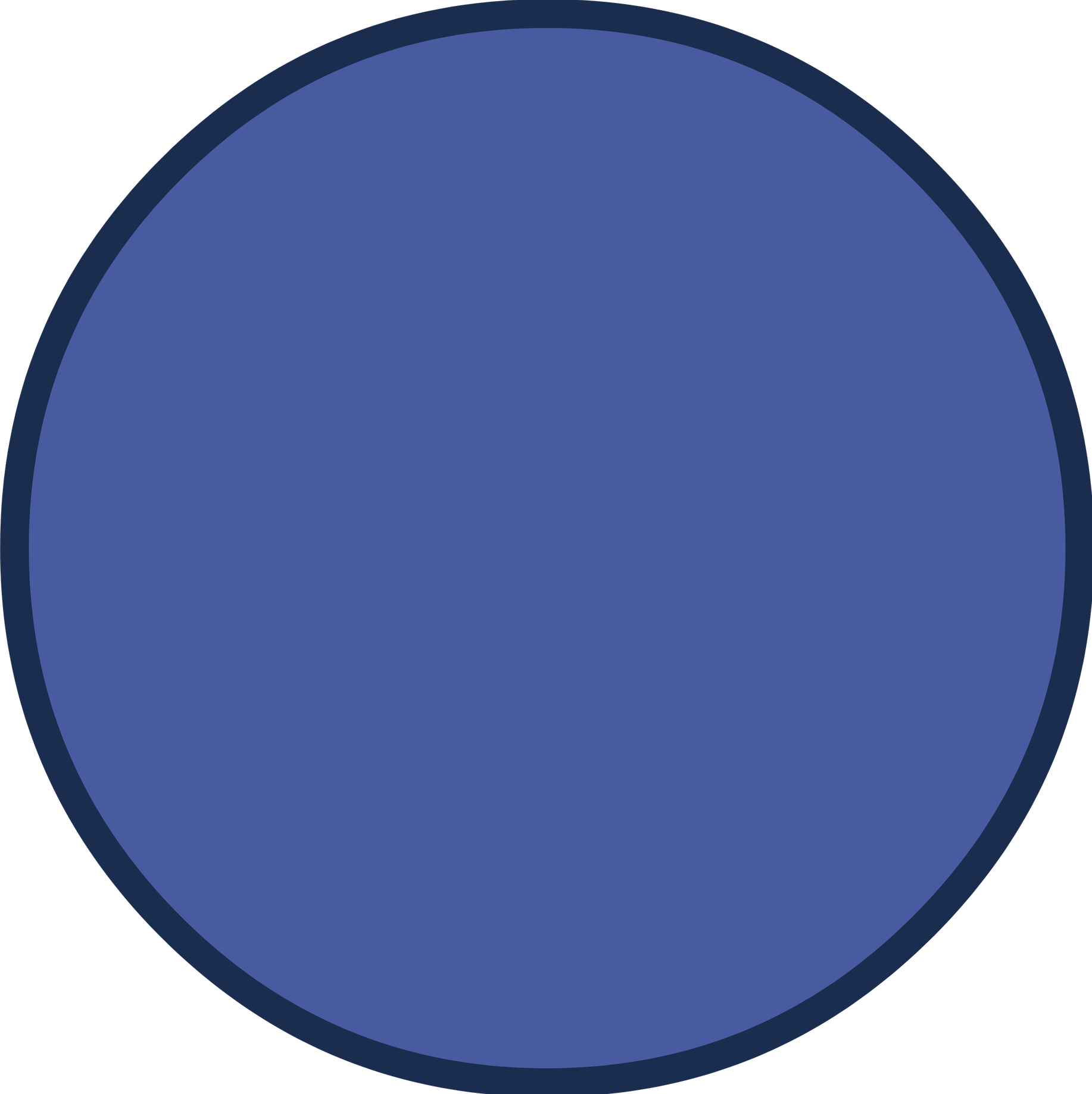 Dark Blue Circle PNG