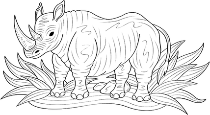 Baby Rhino PNG