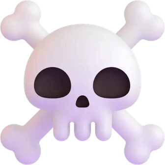 Apple Skull Emoji PNG