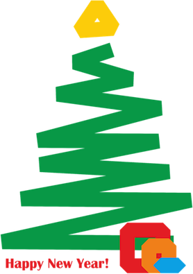 Modern Christmas Tree PNG