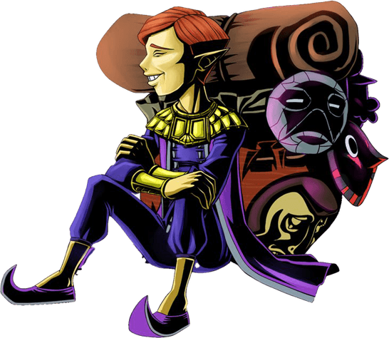 Happy Mask Salesman PNG