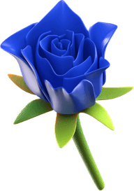Real Blue Flower PNG