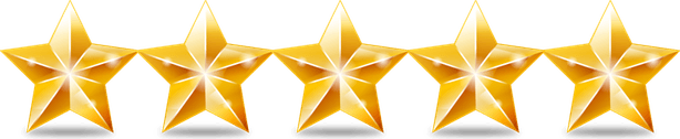 5 Star Rating PNG