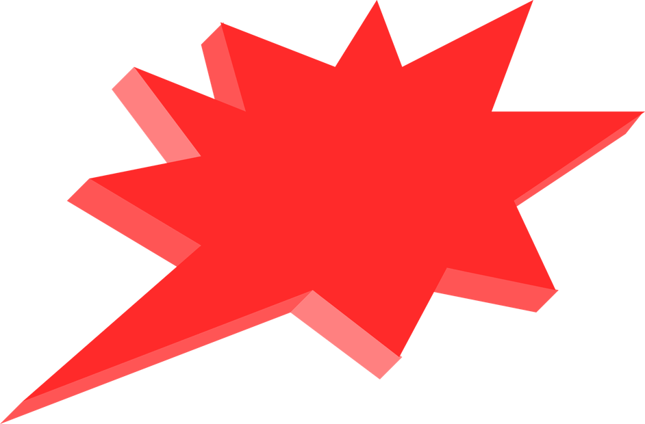 Speech Bubble Red PNG