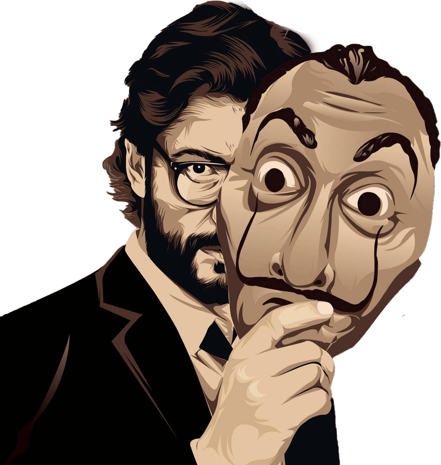 The Professor Money Heist PNG
