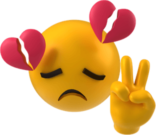 Heartbreak Emoji PNG