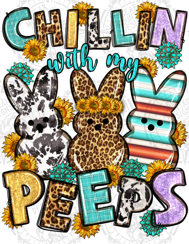 Chillin With My Peeps PNG