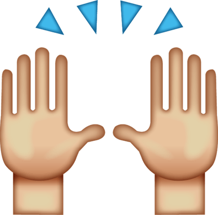 Hi Five Emoji PNG