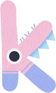 Alphabet Lore Letter K PNG