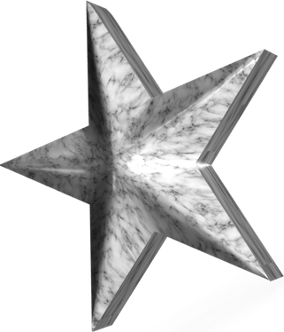 Chrome Star PNG