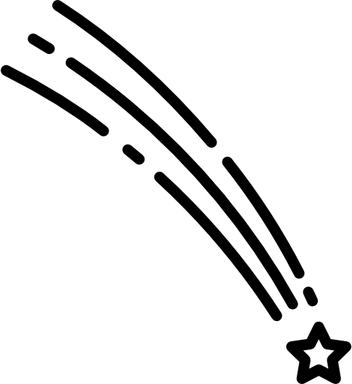 Y2k Shooting Star PNG