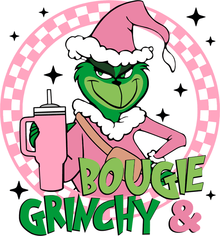 Bougie Grinch PNG
