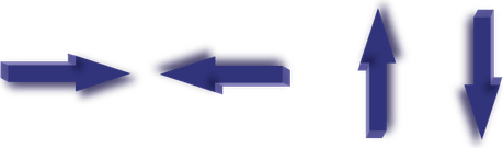 Royal Blue Arrow PNG