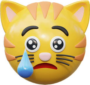 Sad Cat PNG