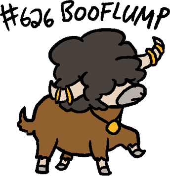 Bouffalant Pokemon PNG