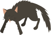 Hissing Cat PNG