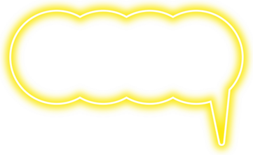 Neon Speech Bubble PNG