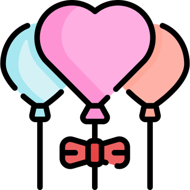 Pink Heart Balloon PNG
