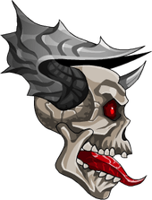 Screaming Skull PNG