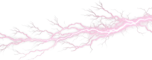 Pink Lightning PNG