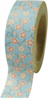 Blue Washi Tape PNG