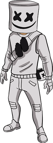 Fortnite Marshmello Skin PNG