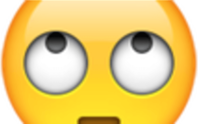 Rolling Eyes Emoji PNG