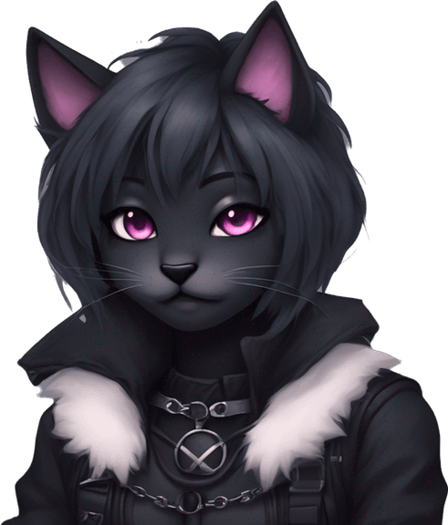 Gothic Cat PNG