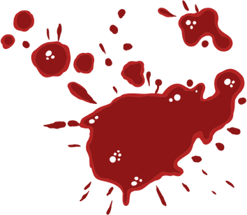 Blood Dots Splashed PNG