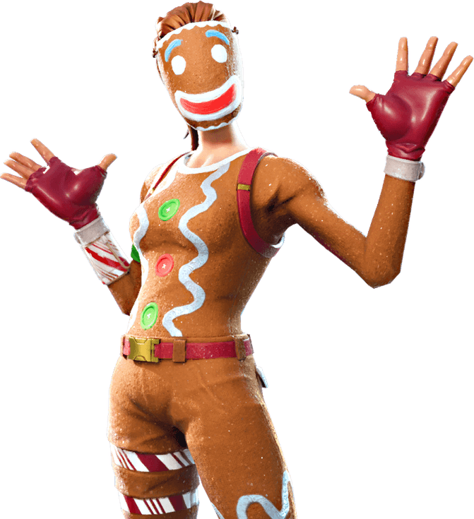 Fortnite Gingerbread PNG