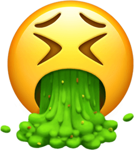 Vomit Emoji PNG